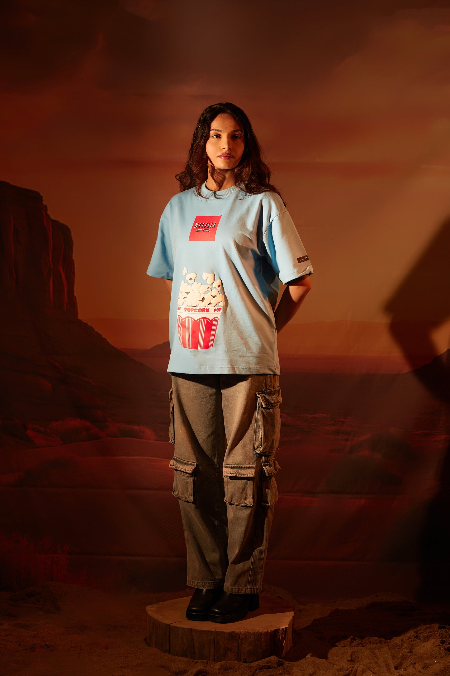 N&C Sky Blue Tee