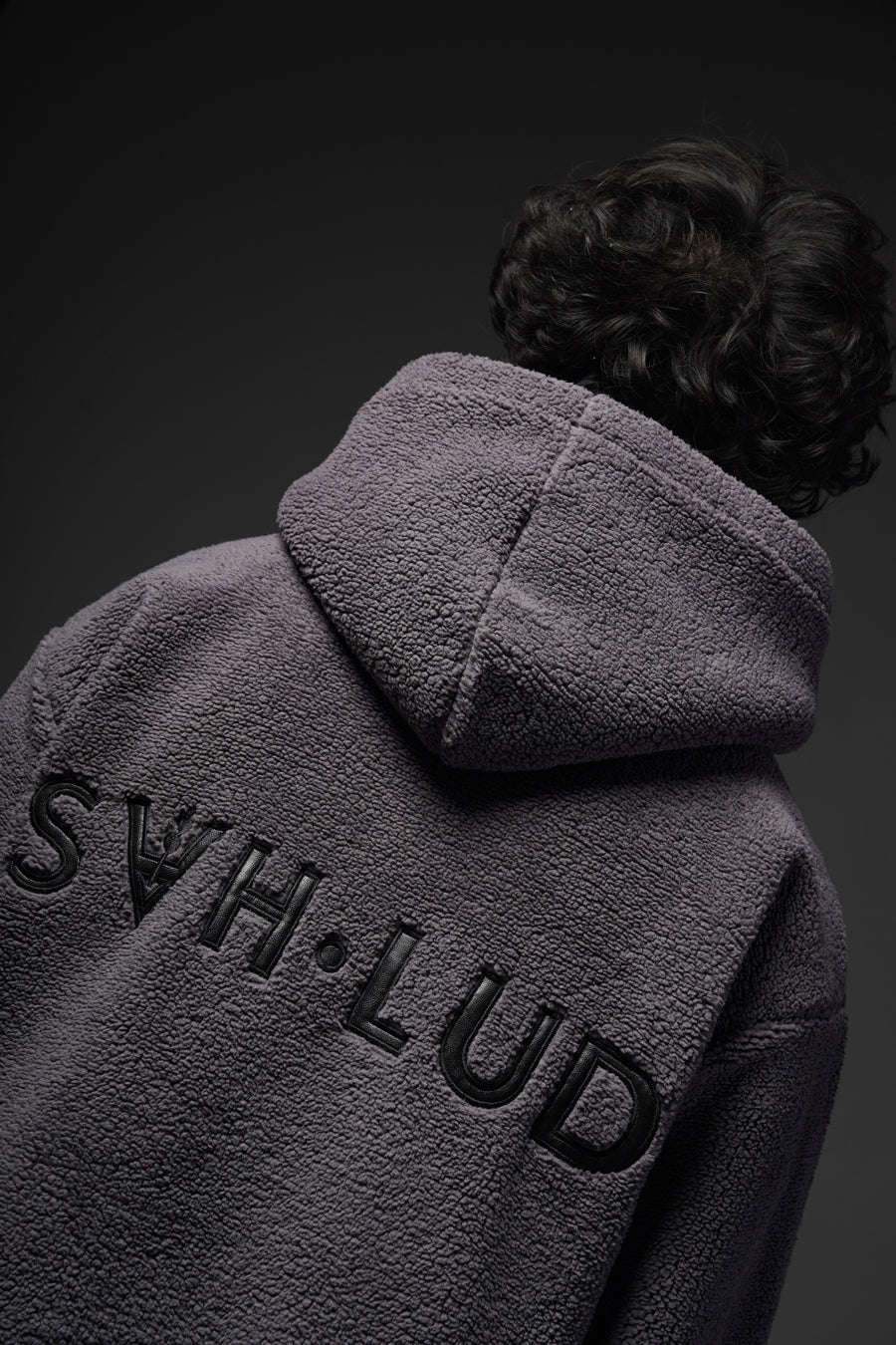 Sherpa Charcoal Hoodie